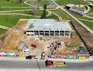 Gebze İtfaiye Hizmet Binası’nda ilerleme yüzde 60
