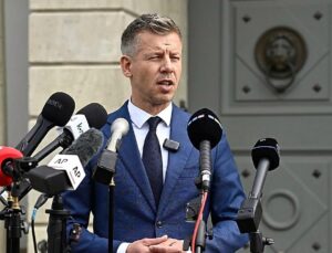 Hungary’s Péter Magyar says new government could take power at beginning of May