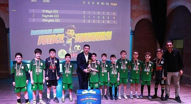 İlkokullar Ortası Futbol Turnuvasında Kupa Merasimi Yapıldı