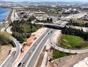 İzmit kıyı ilişki kolu trafiğe kapatılıyor