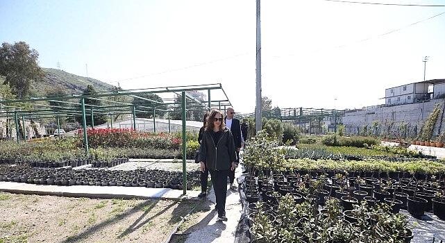 Karşıyaka Belediyesi üretiyor, parklar çiçek açıyor