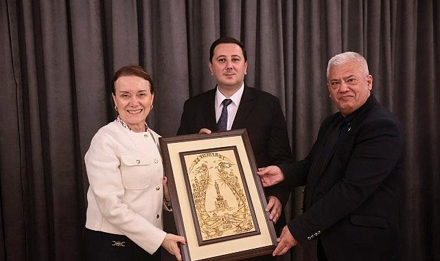 Konak’ta Makedonya rüzgarı esti: Lider Memnun, Enes İbrahim ve heyetini ağırladı