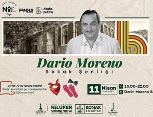 Konak’tan Dario Moreno anısına nostaljik şenlik