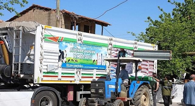 Lider Çerçioğlu’ndan Germencik’te Küçük Üreticilere Yem Dayanağı