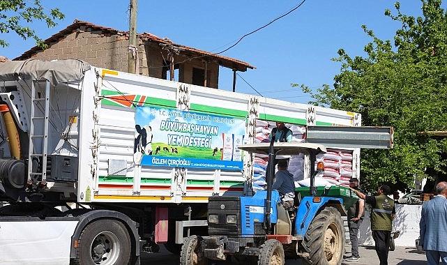 Lider Çerçioğlu’ndan Germencik’te Küçük Üreticilere Yem Dayanağı