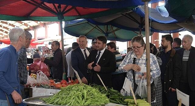 Lider Çırpanoğlu’ndan Salı Pazarına Ziyaret