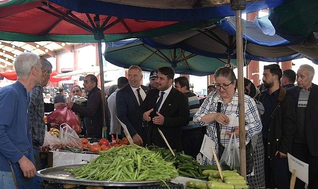 Lider Çırpanoğlu’ndan Salı Pazarına Ziyaret