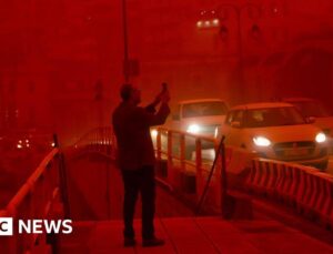 Man dies in storm as Saharan dust shrouds Crete