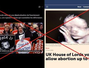 Misleading headlines claim UK legalised abortion until birth