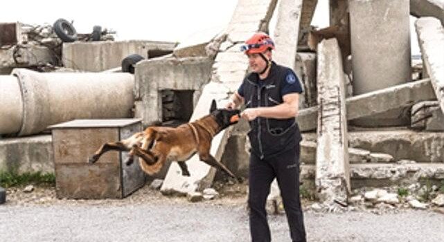 Momo enkaz için eğitiliyor