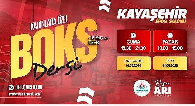 Nevşehir’de Bayanlara Özel Boks Dersleri Başlıyor