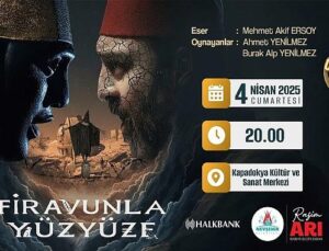 Nevşehir’de “Firavunla Yüz Yüze” Tiyatro Gösterisi