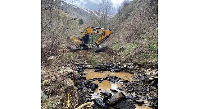 Ödemiş Belediyesi yağışlı mevsim sonrası tıpkı anda 7 bölgede alanda