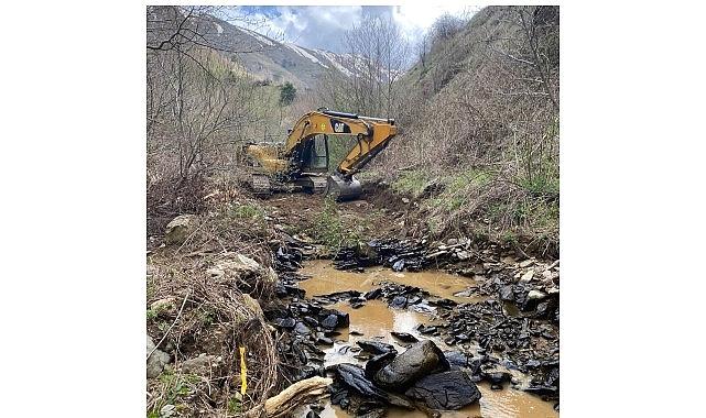 Ödemiş Belediyesi yağışlı mevsim sonrası tıpkı anda 7 bölgede alanda