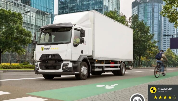 Renault Trucks D, Euro NCAP değerlendirmesinde 4 yıldız ve CitySafe etiketini kazandı