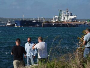 Russian oil tanker docks in Cuba after US allows passage despite energy blockade