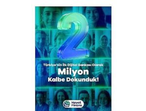 Türkiye’nin birinci dijital bankası Hayat Finans, 2 milyon kullanıcıya ulaştı