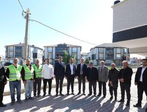 Yeni Mahalle’de 11 Sokakta Tretuvar Çalışması Sürüyor