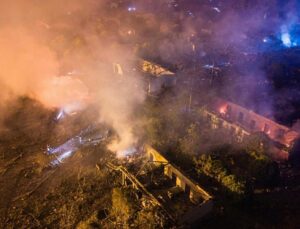 21 people killed and dozens injured in massive explosion at fireworks plant in China