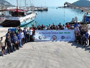 Balıkçı Barınağı’nda deniz taban paklığı