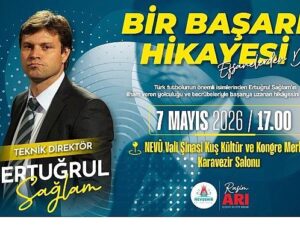“Bir Muvaffakiyet Hikâyesi” Söyleşisinde Ertuğrul Sağlam’ı Ağırlayacağız