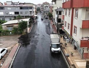 Darıca Mevlana Caddesi’nde üstyapı tamam
