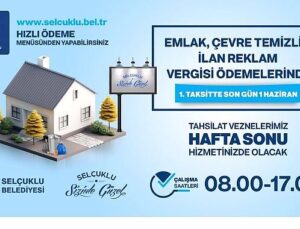 Emlak ve etraf paklık vergisi ödemelerinde son gün 1 Haziran