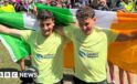Emotion and joy as brothers complete 33-day marathon challenge and raise £1.5m