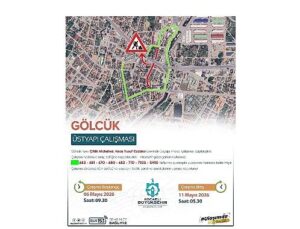 Gölcük Koca Yusuf Caddesi’nde çalışma var