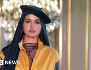 Headscarf with a beret: Muslim designers showcase floral dresses and boxy streetwear in Paris