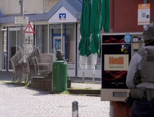 Hostages taken in bank robbery in western Germany, police say