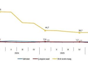 İşgücü Girdi Endeksleri, I. Çeyrek: Ocak-Mart 2026