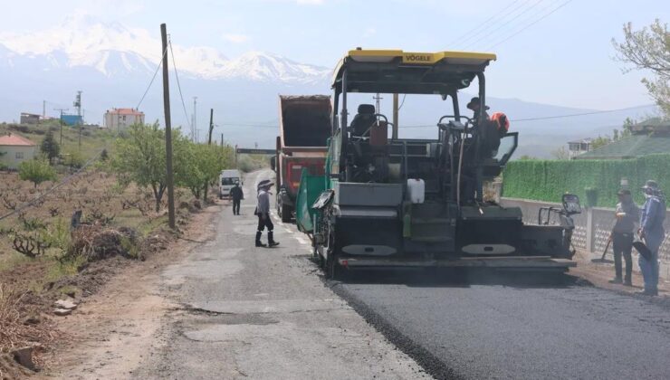 Kayseri’de 10 Milyon TL’lik Yatırımla Asfalt Çalışması Tamamlandı