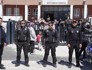 Keçiören zabıtasından öğrenci güvenliği için ağır mesai