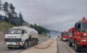 Kemer’de araç yangını