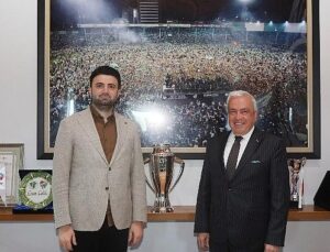 Lider Şadi Özdemir’den Bursaspor’a tebrik ziyareti