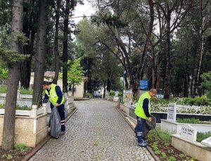 Maltepe Belediyesi’nden mezarlıklarda bayram paklığı