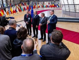 ‘The international order will be rebuilt’: European leaders scramble to shore up security