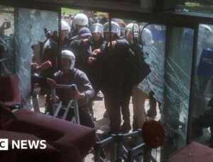 Turkish police storm opposition offices after leaders ousted