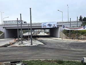 Vatan Caddesi kavşağında çalışmalar tamam