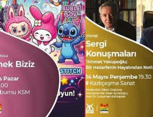 Zeytinburnu Kültür Sanat 11-17 Mayıs Haftalık Aktiflik Takvimi