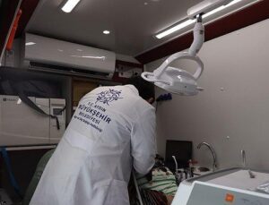 Aydın Büyükşehir Belediyesi Taşınabilir Ağız ve Diş Sıhhati Klinikleri’ne Ağır İlgi