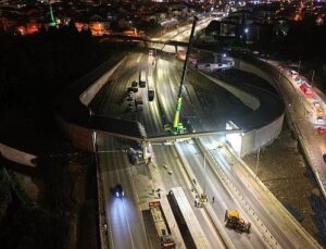 Başiskele Koridor Projesi’nde 9 köprünün montajı bitti