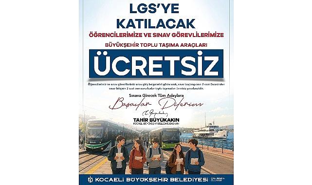 Büyükşehir ile LGS’de ulaşım mahzuru yok