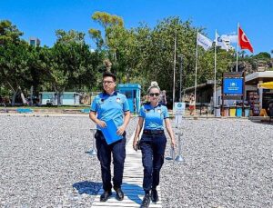 Büyükşehir zabıtasından ‘Dumansız plaj’ uygulaması kontrolü
