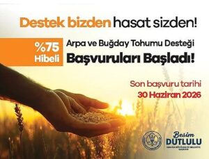 Büyükşehir’den Ziraî Üretime Güç Katacak Takviye Programı
