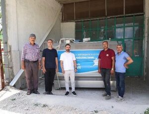 Büyükşehir’in üreticilere ekipman dayanakları sürüyor
