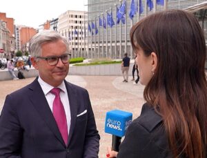 ‘Human dignity’ and ‘international law’ sit at the core of the EU’s migration overhaul, Brunner says