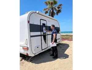 Kandıra’da Zabıta ve Jandarma Takımlarından Karavan ve Çadırlara Sıkı Kontrol