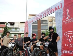 Karşıyaka Belediyesi’nden Türkiye’de bir birinci: Heyecan dolu pump track gece yarışı!